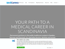 Tablet Screenshot of medicarrera.com